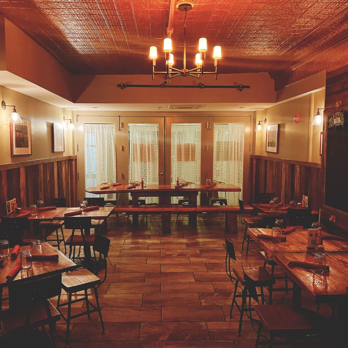The private dining room