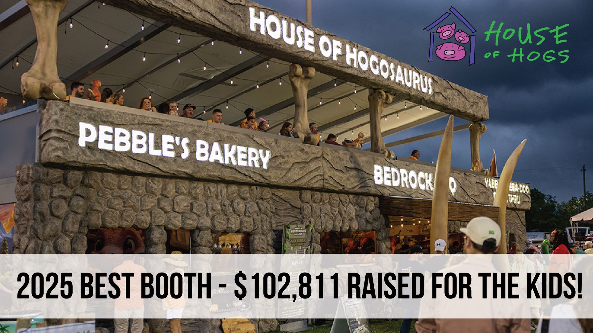 Rogue On The Rhode's booth at Hogs for the Cause
